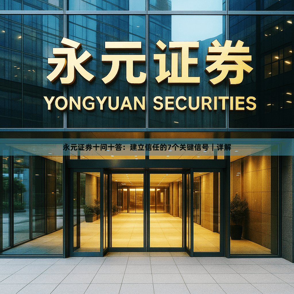 永元证券十问十答：建立信任的7个关键信号｜详解