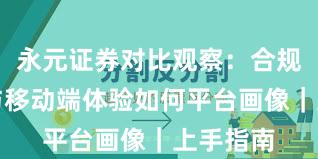 永元证券对比观察：合规与牌照与移动端体验如何平台画像｜上手指南