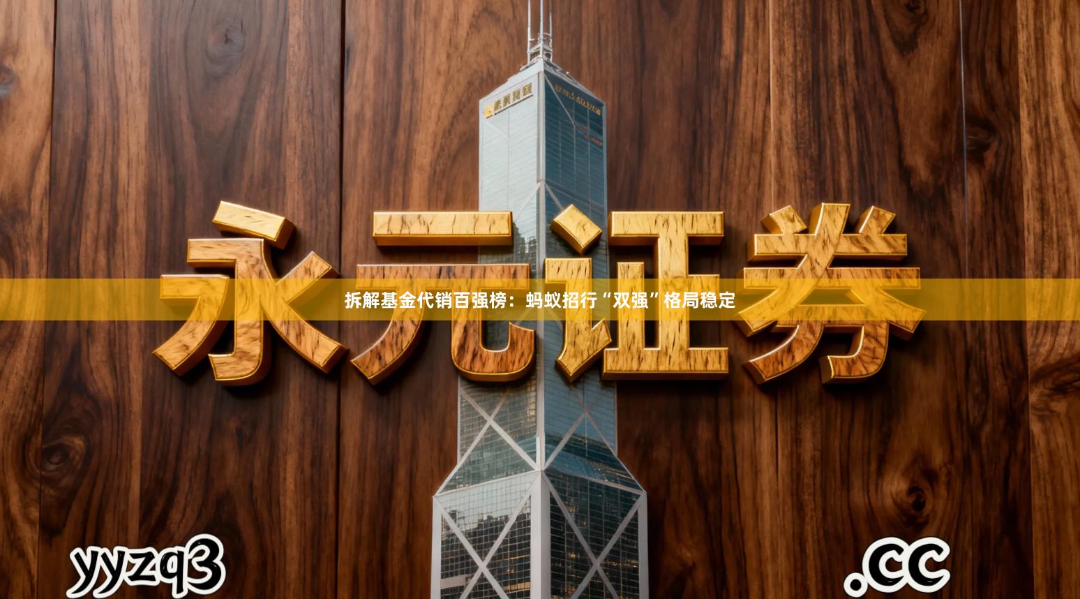 拆解基金代销百强榜：蚂蚁招行“双强”格局稳定