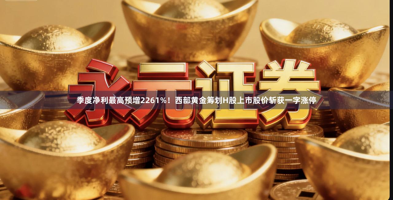 季度净利最高预增2261%！西部黄金筹划H股上市股价斩获一字涨停