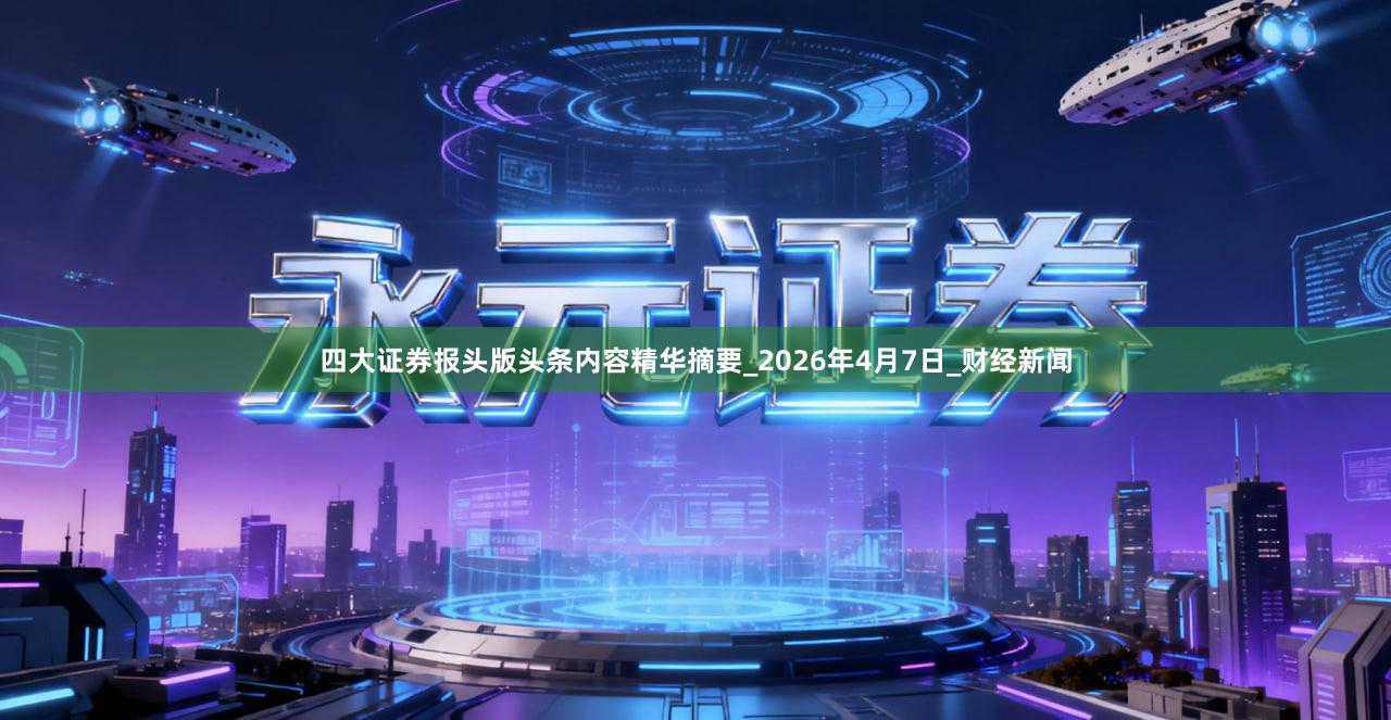 四大证券报头版头条内容精华摘要_2026年4月7日_财经新闻