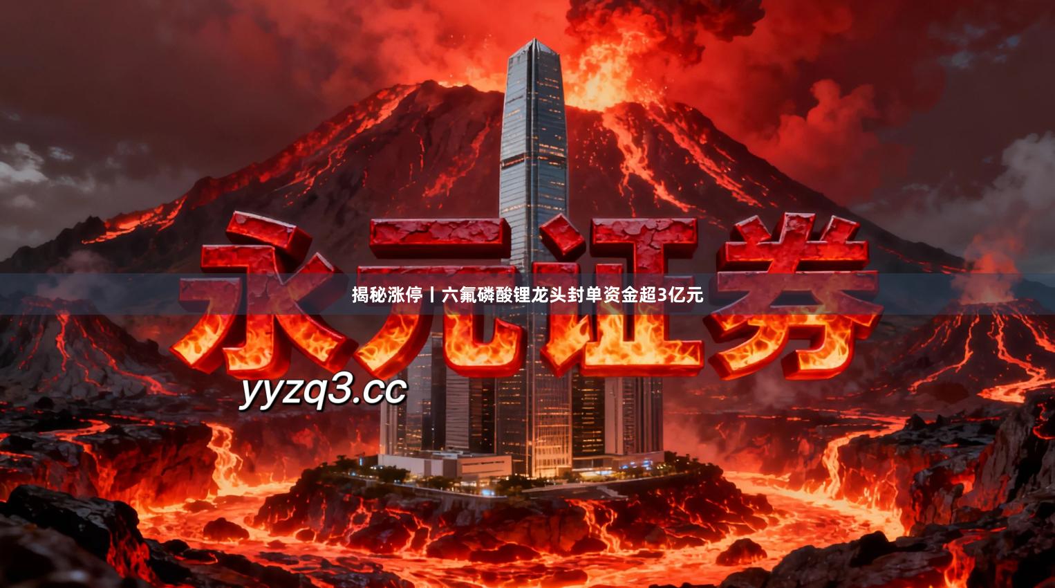 揭秘涨停丨六氟磷酸锂龙头封单资金超3亿元